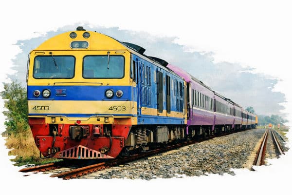 Thailand train journey